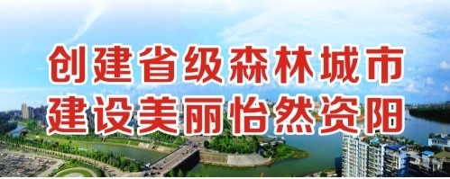 一起草逼视频创建省级森林城市 建设美丽怡然资阳